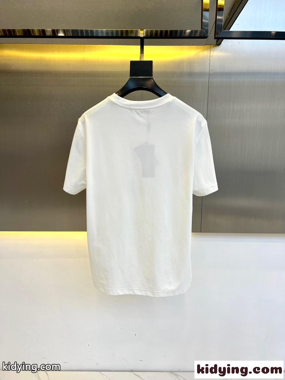 カジュアル 定番 プリント ドルチェ&ガッバーナ Tシャツ コピー 半袖Tシャツ ホワイト-4