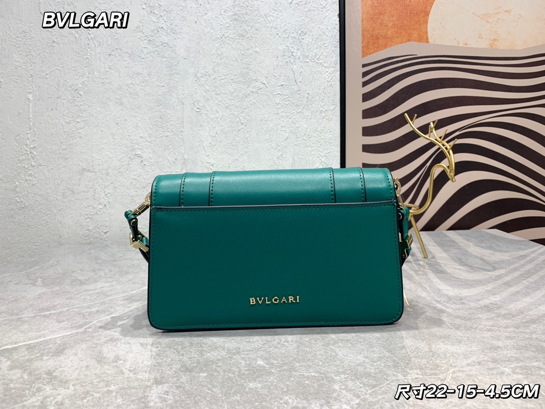 セルペンティ フォーエバー EAST-WEST ショルダーバッグ ブルガリ バッグ コピー グリーン-1