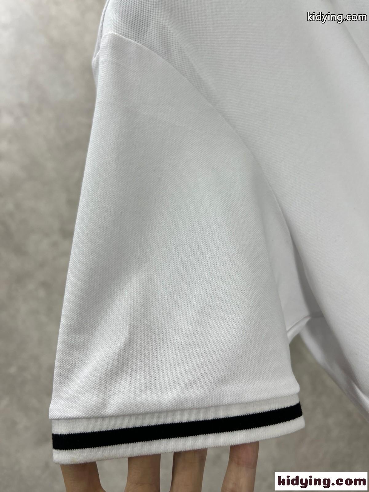 ヴェルサーチェ Tシャツ スーパーコピー コットンピケ ポロシャツ ホワイト-3