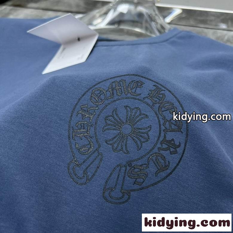 おしゃれ カジュアル 人気 定番 プリント クルーネック 半袖 トップス 快適 クロムハーツ tシャツ コピー-4