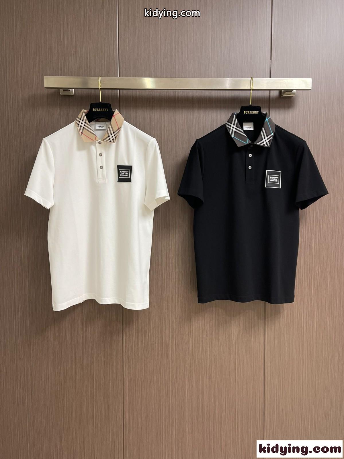 カジュアル おしゃれ コットンピケ ポロシャツ バーバリー Tシャツ コピー 半袖-0
