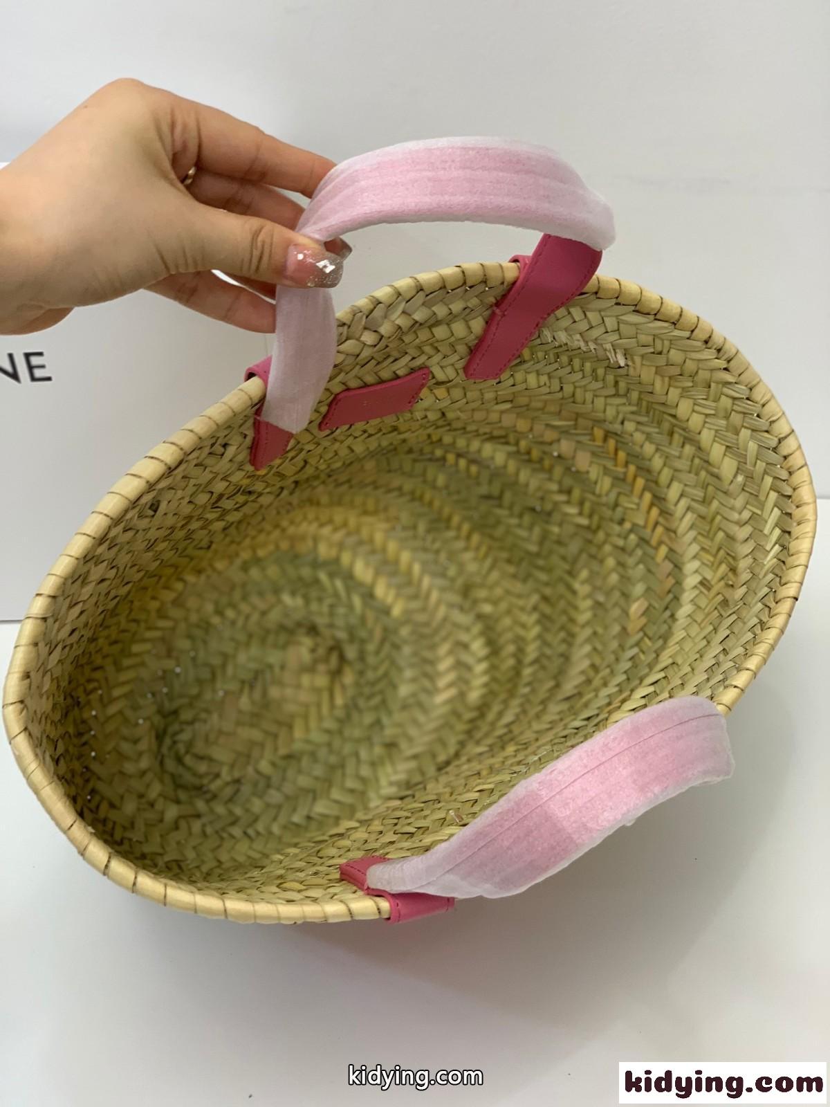 かごバッグ 夏らしい ロゴ セリーヌ バッグ 人気 コピー 爽やか 可愛い  レディース トートバッグ-2