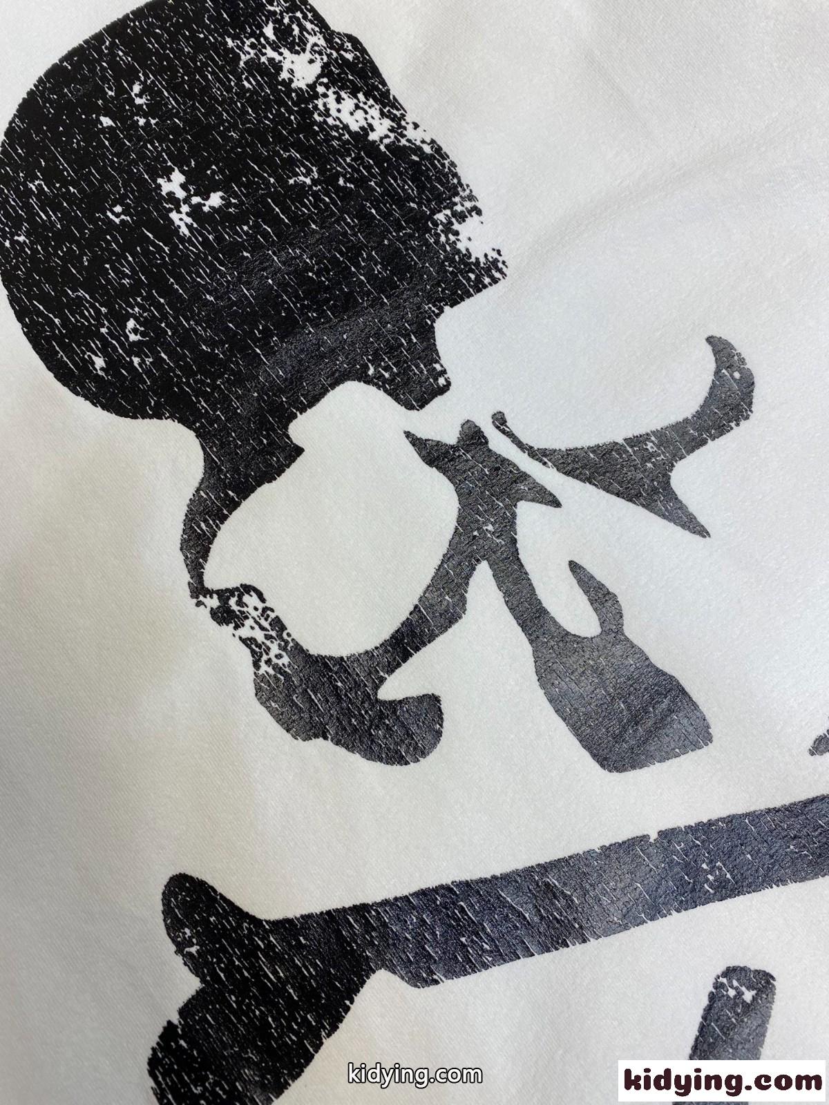 ユニセックス オーバーサイズ 半袖Tシャツ マスターマインド・ジャパン Tシャツ コピー ホワイト-5