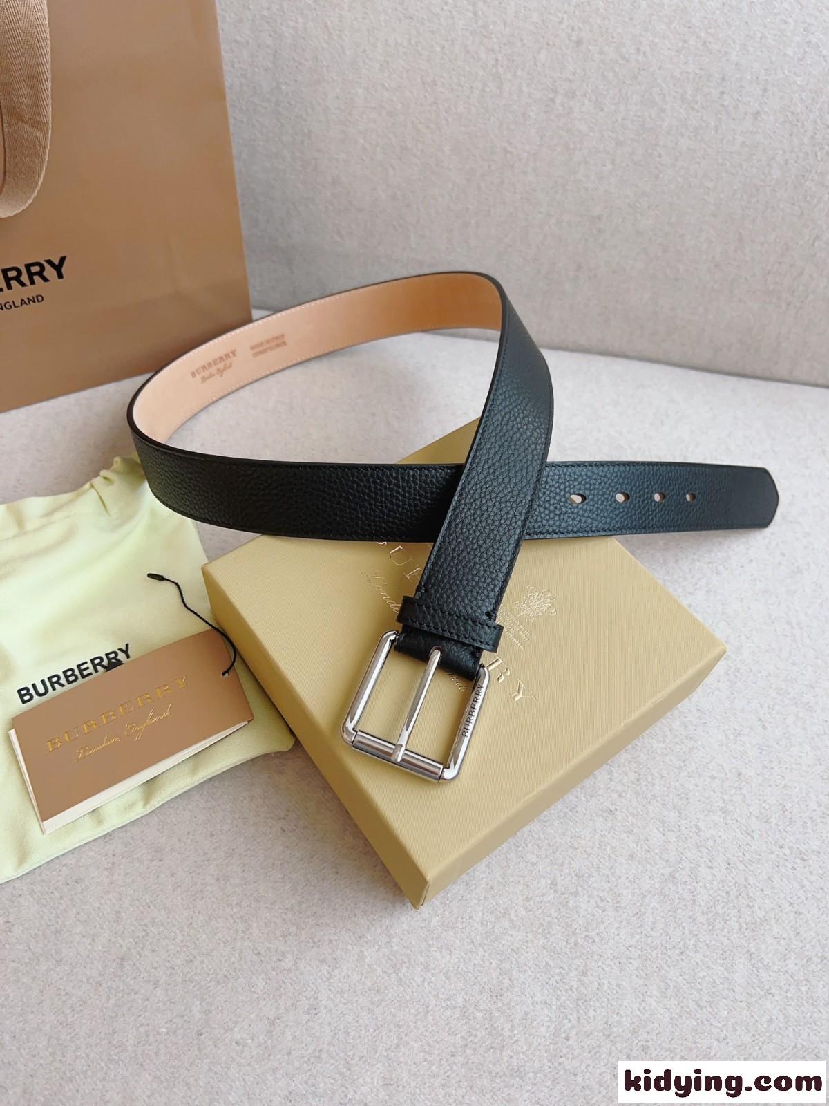 シンプル 上品 合わせやすい レザーベルト バーバリー ベルト コピー-3