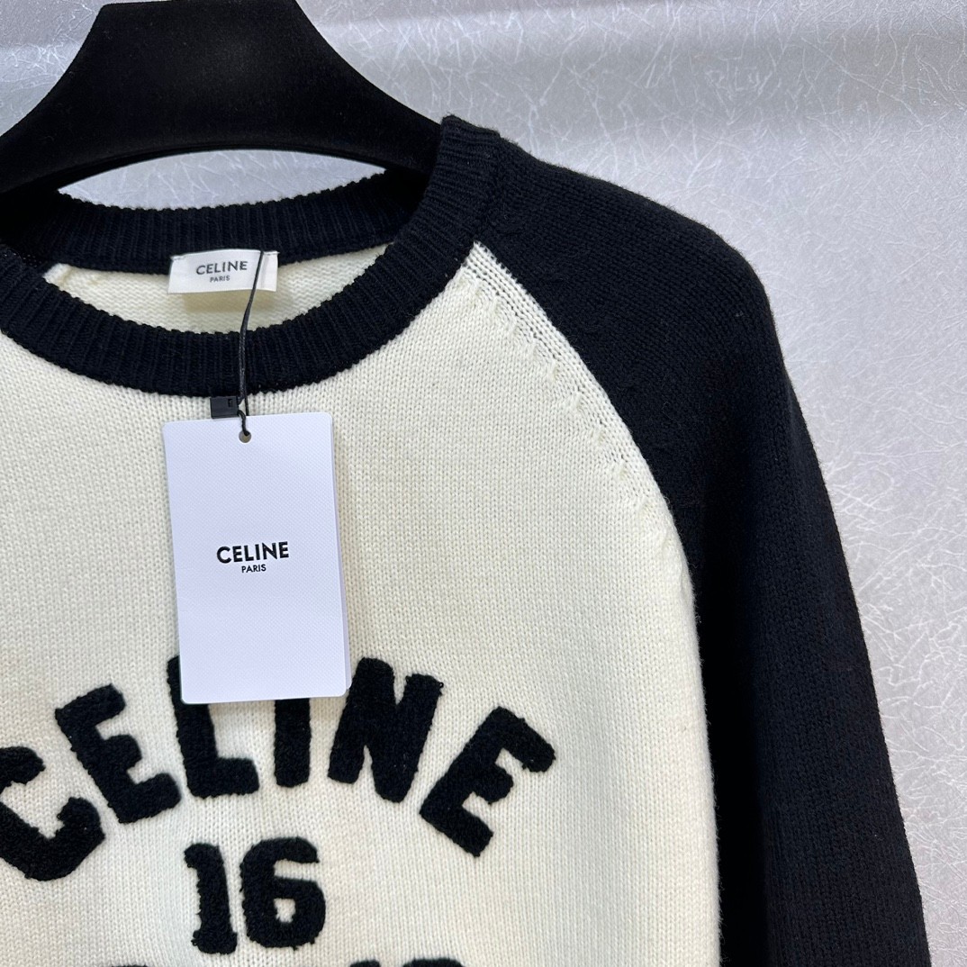定番 カジュアル CELINE 16 PARIS セリーヌ セーター コピー ウール＆カシミヤ-0