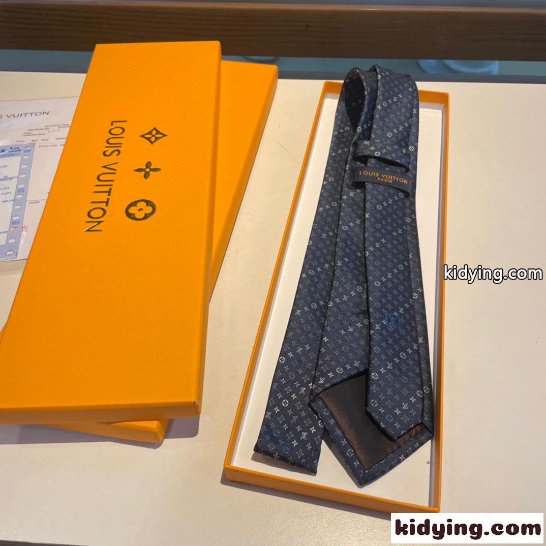 高級感 上品 ルイ・ヴィトン ネクタイ コピー メンズ ビジネス モノグラム-2
