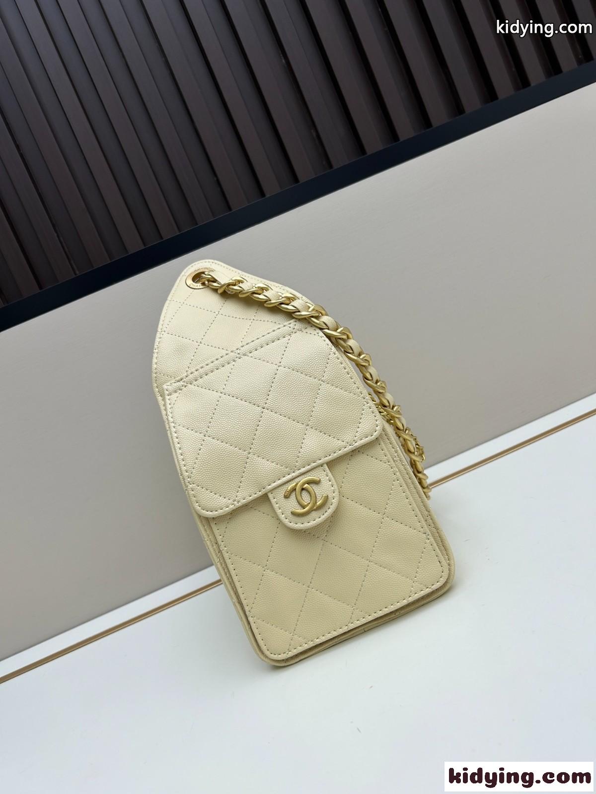 CHANEL25 ホーボーバッグ スモール シャネル バッグ コピー イエロー-1