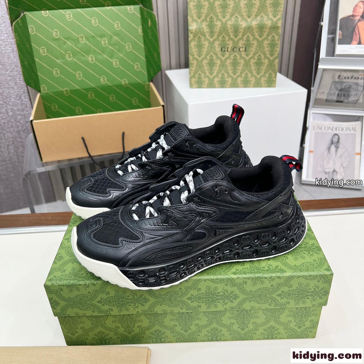 人気新作~GUCCI cub3dスニーカー グッチ スーパーコピー n級品 ブラック-1