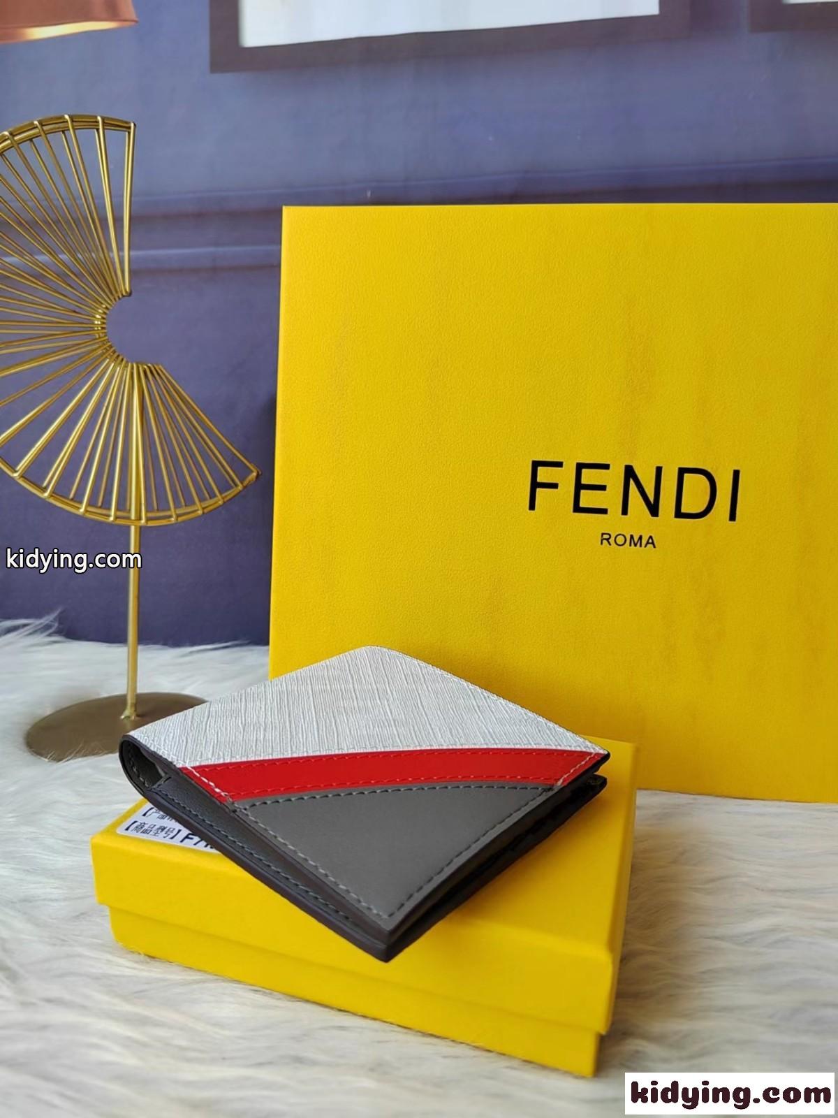 定番 二つ折り財布 フェンディ ダイアゴナル 財布 スーパーコピー ウォレット-1