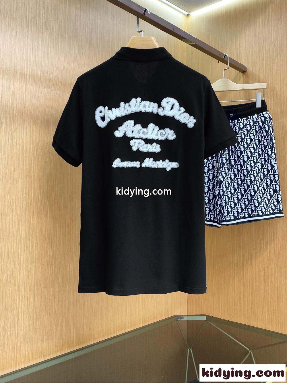 メンズ 人気 ポロシャツ 半袖 クリスチャン・ディオール Tシャツ コピー カジュアル おしゃれ-1