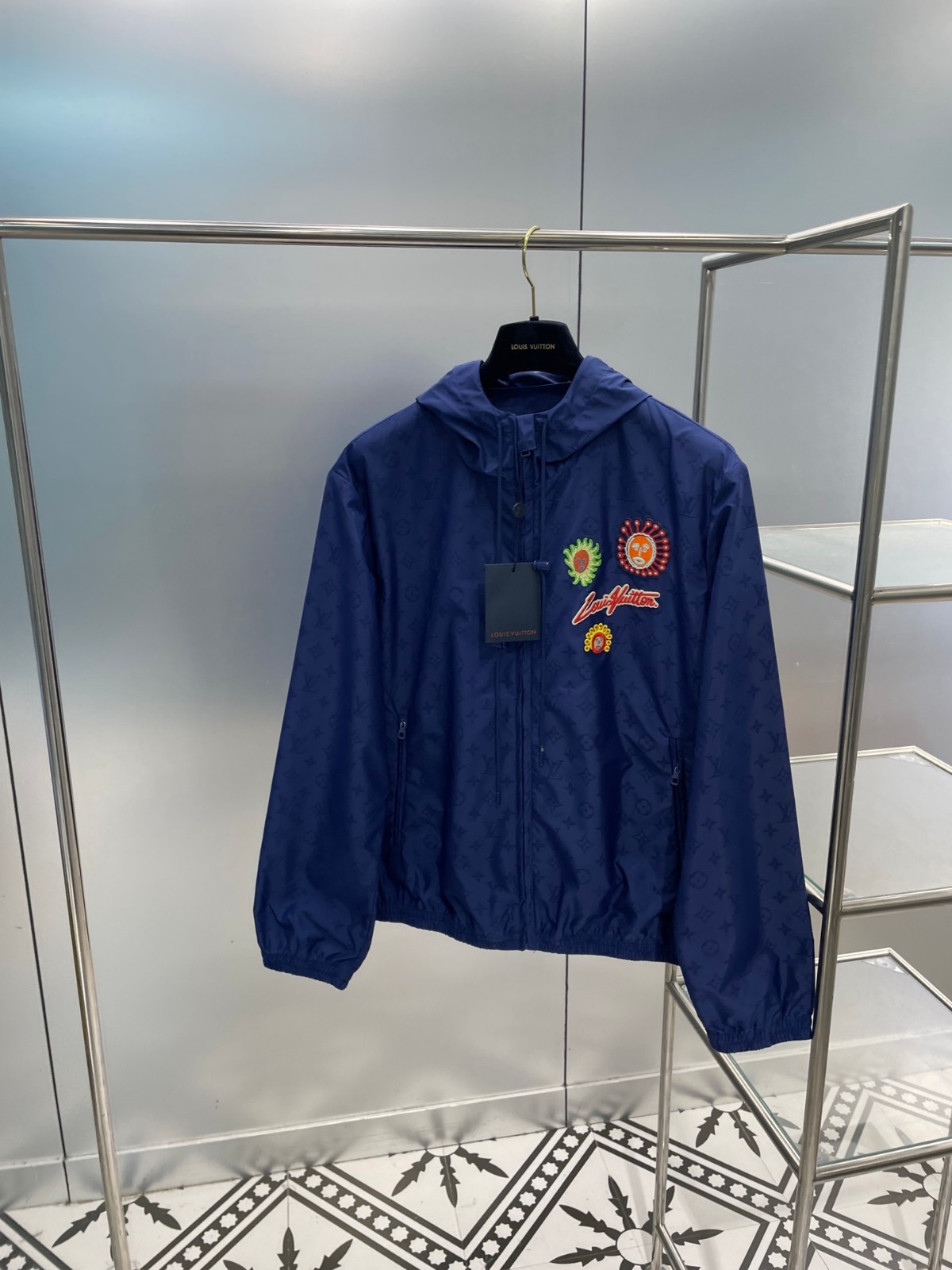 人気 LV × YK モノグラムフェイスウインドブレーカー ルイ・ヴィトン ジャケット コピー-0