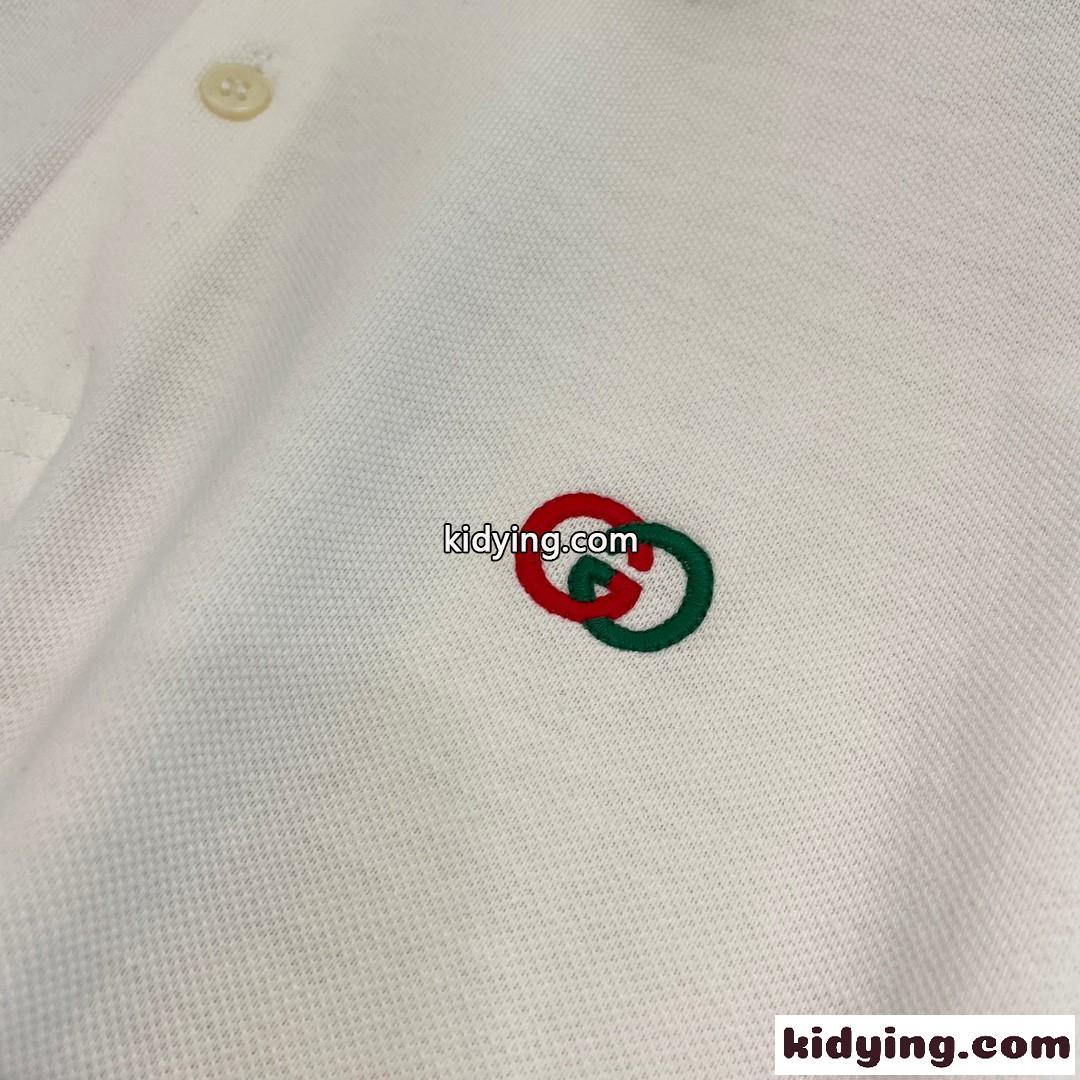 おしゃれ クロップド ストライプ  半袖ポロシャツ グッチ Tシャツ コピー ウエストゴム-3