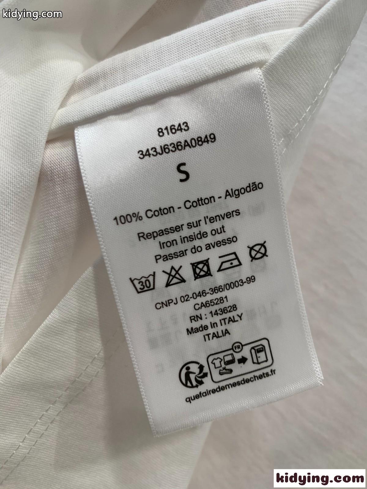 人気 Miss Dior コットン 半袖Tシャツ クリスチャン・ディオール Tシャツ コピー-3