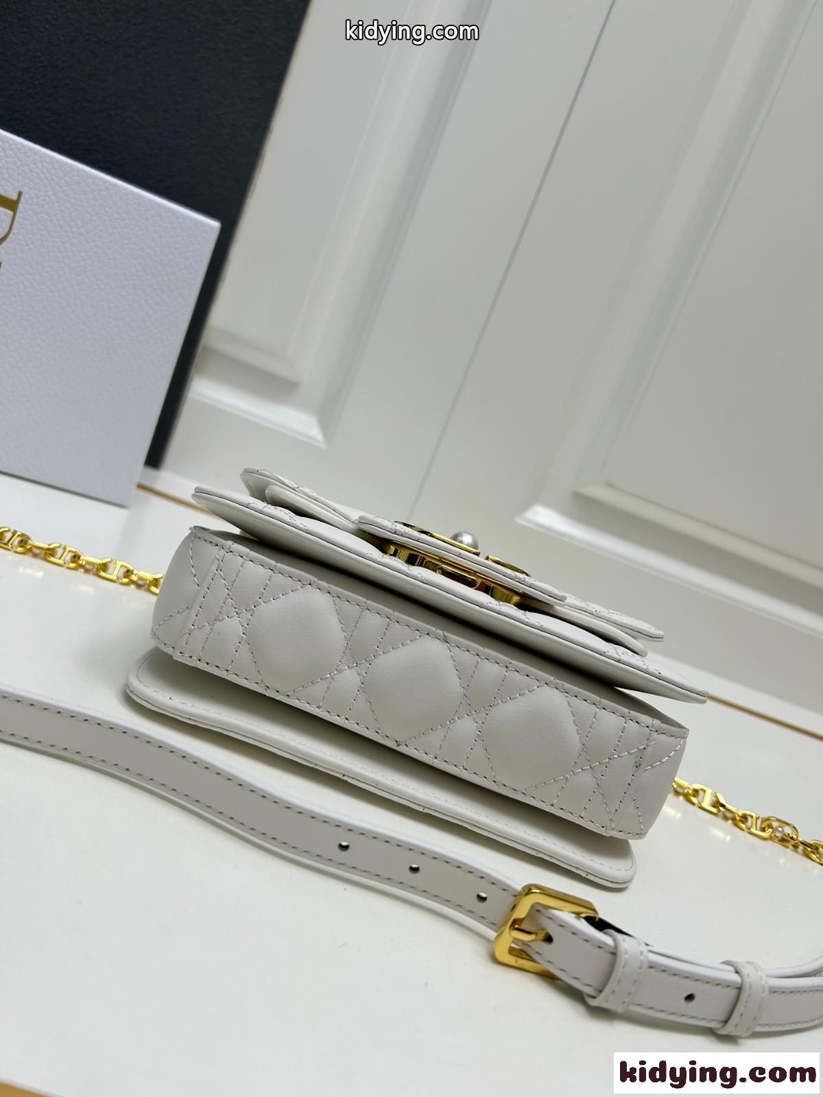 Dior Jolie トップハンドルバッグ スモール クリスチャン・ディオール バッグ コピー ホワイト-3