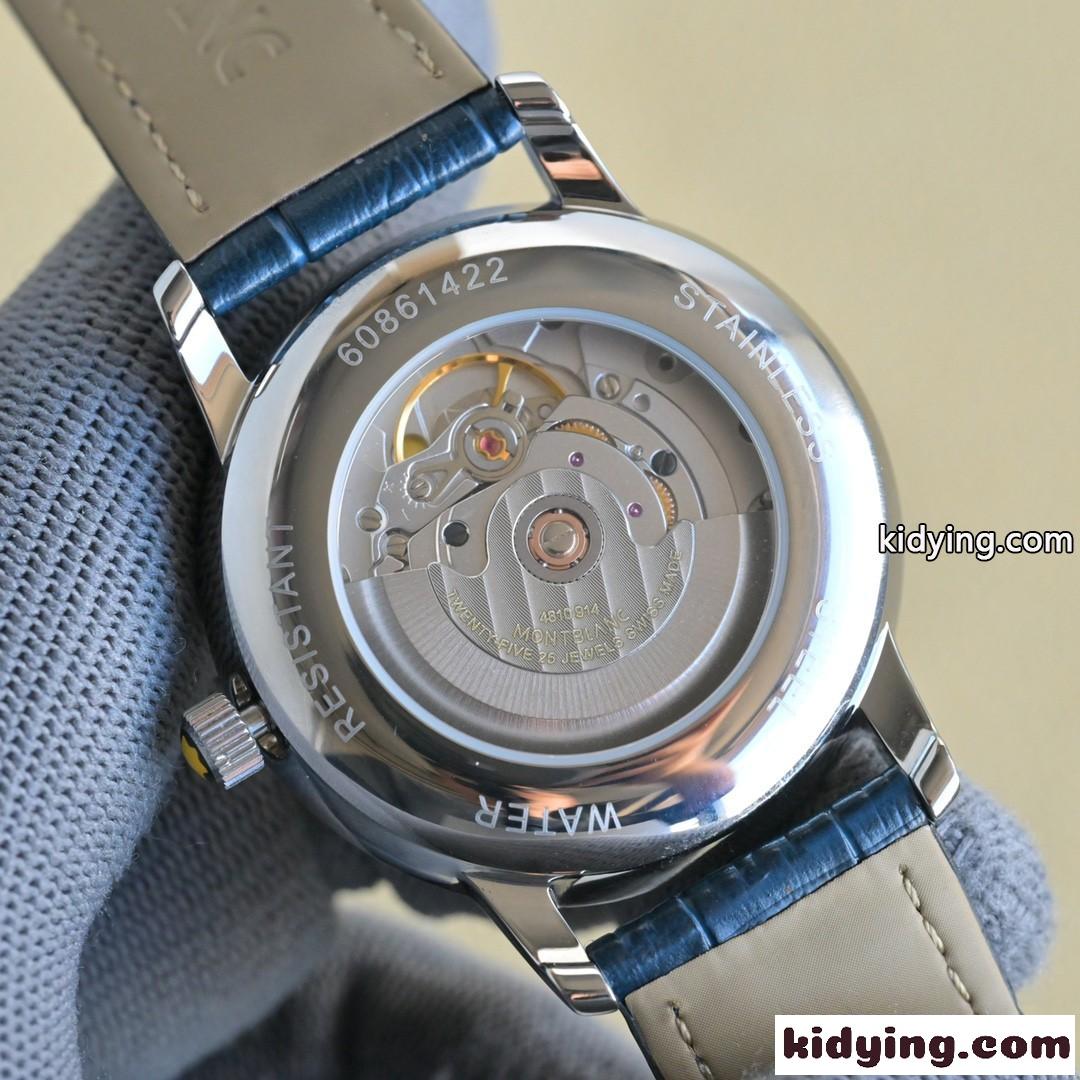 モンブラン 腕時計 偽物 42mm 日付表示 クラシック エレガント トラディション ウォッチ-4
