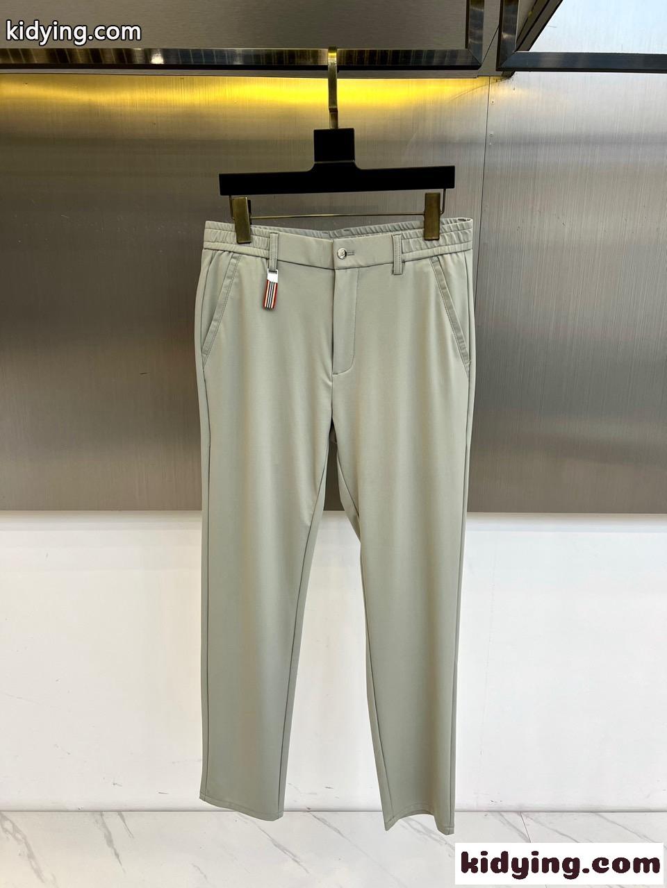 上品 カジュアル ビジネス チノパンツ バーバリー パンツ 偽物 ズボン-1