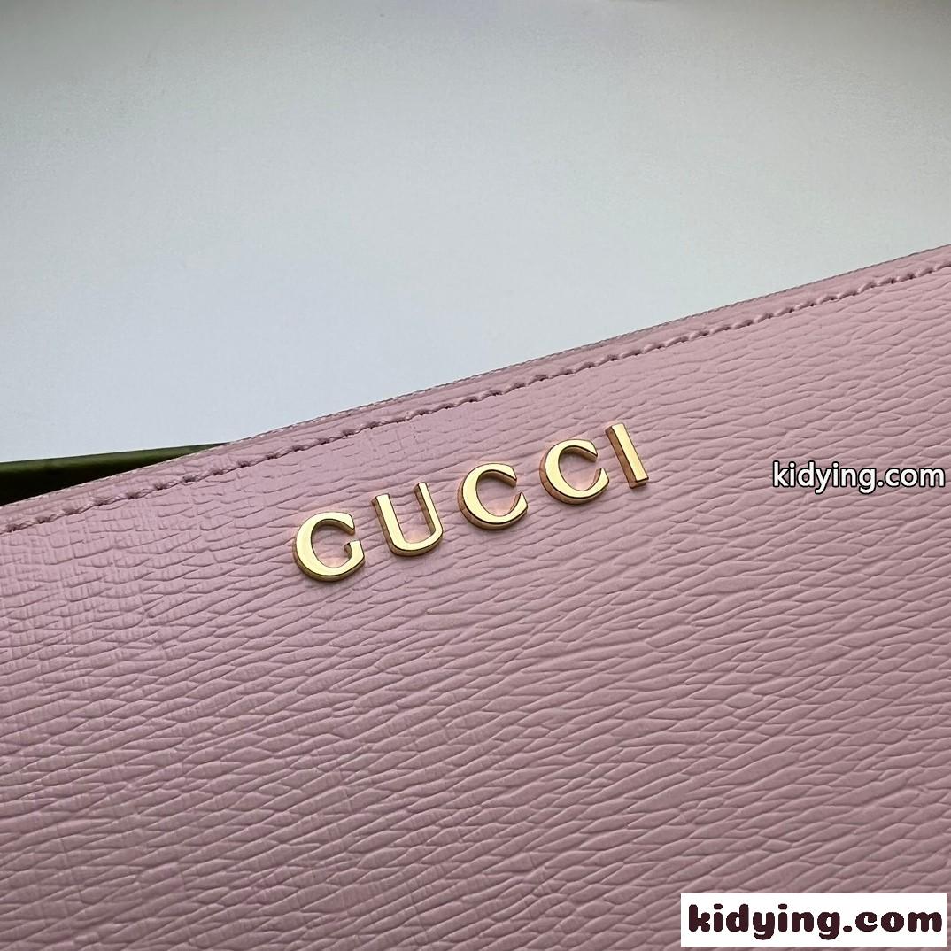 GUCCI スクリプト ジップアラウンドウォレット グッチ 財布 コピー 772642 ピンク-1