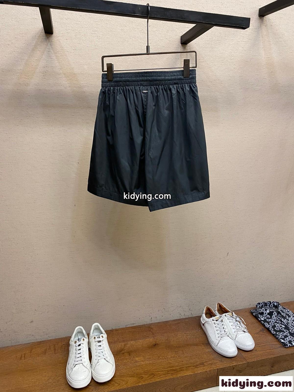 カジュアル ロゴ ショートパンツ ルイ・ヴィトン パンツ コピー ブラック-2
