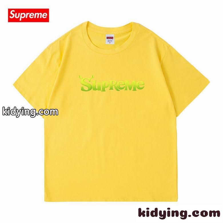 おしゃれ ゆったり 半袖 トップス ロゴ クルーネック シュプリーム tシャツ コピー レディース メンズ 定番 人気-6
