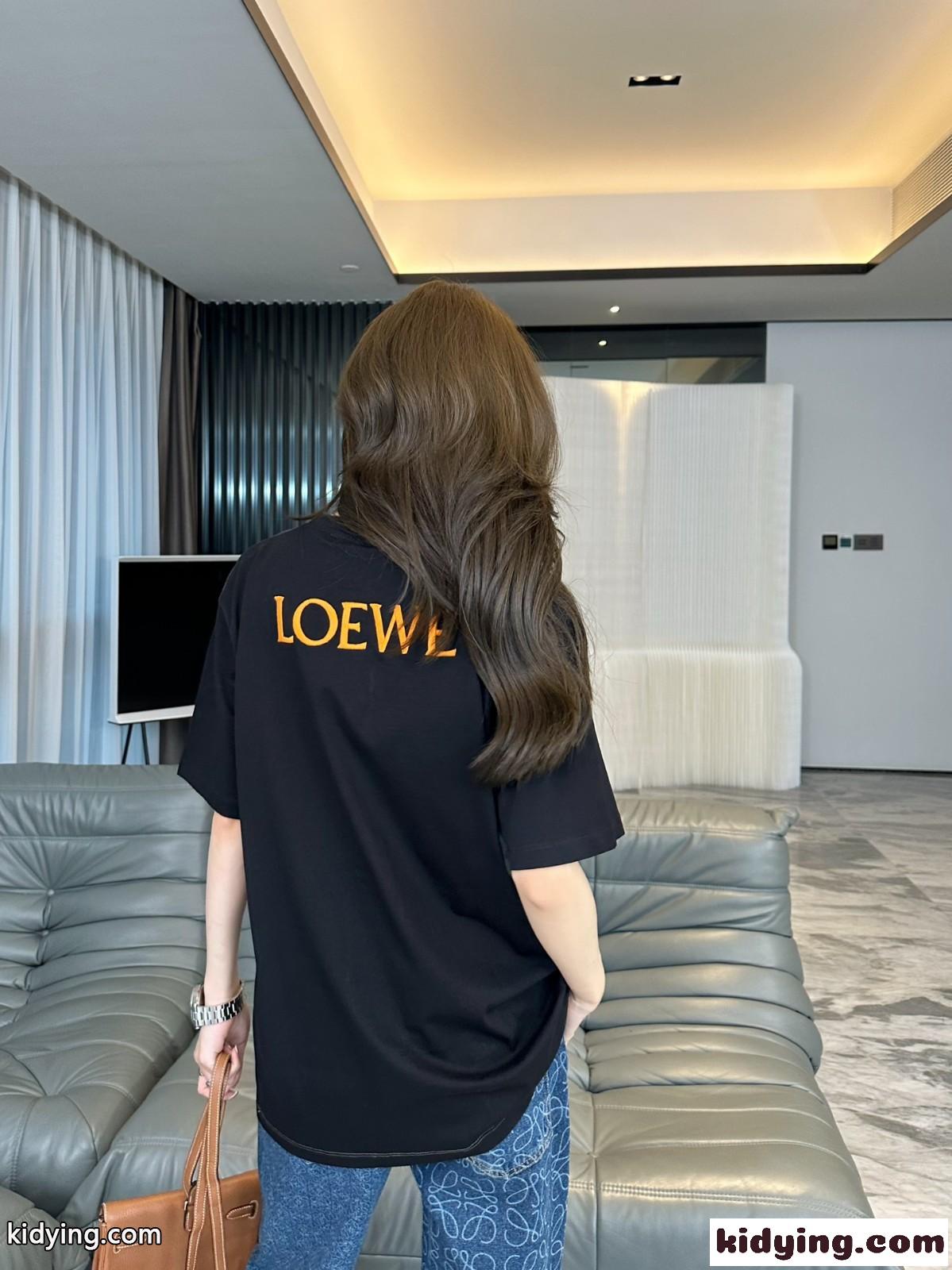 LOEWE × ハウルの動く城 カルシファー 半袖Tシャツ ロエベ Tシャツ コピー ユニセックス-1