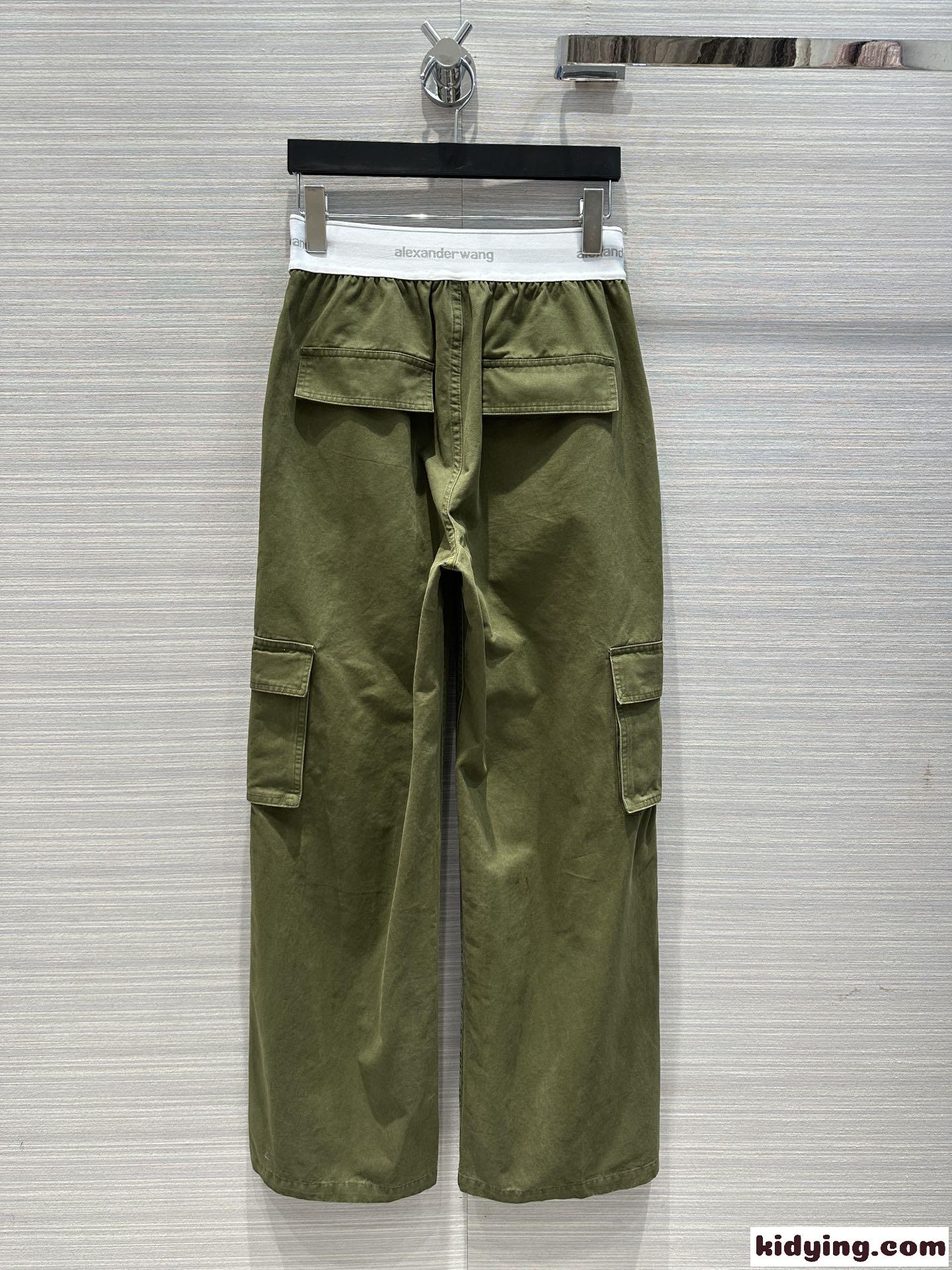 今季大人気 カジュアル ロゴ カーゴパンツ アレキサンダーワング パンツ コピー リラックス-5
