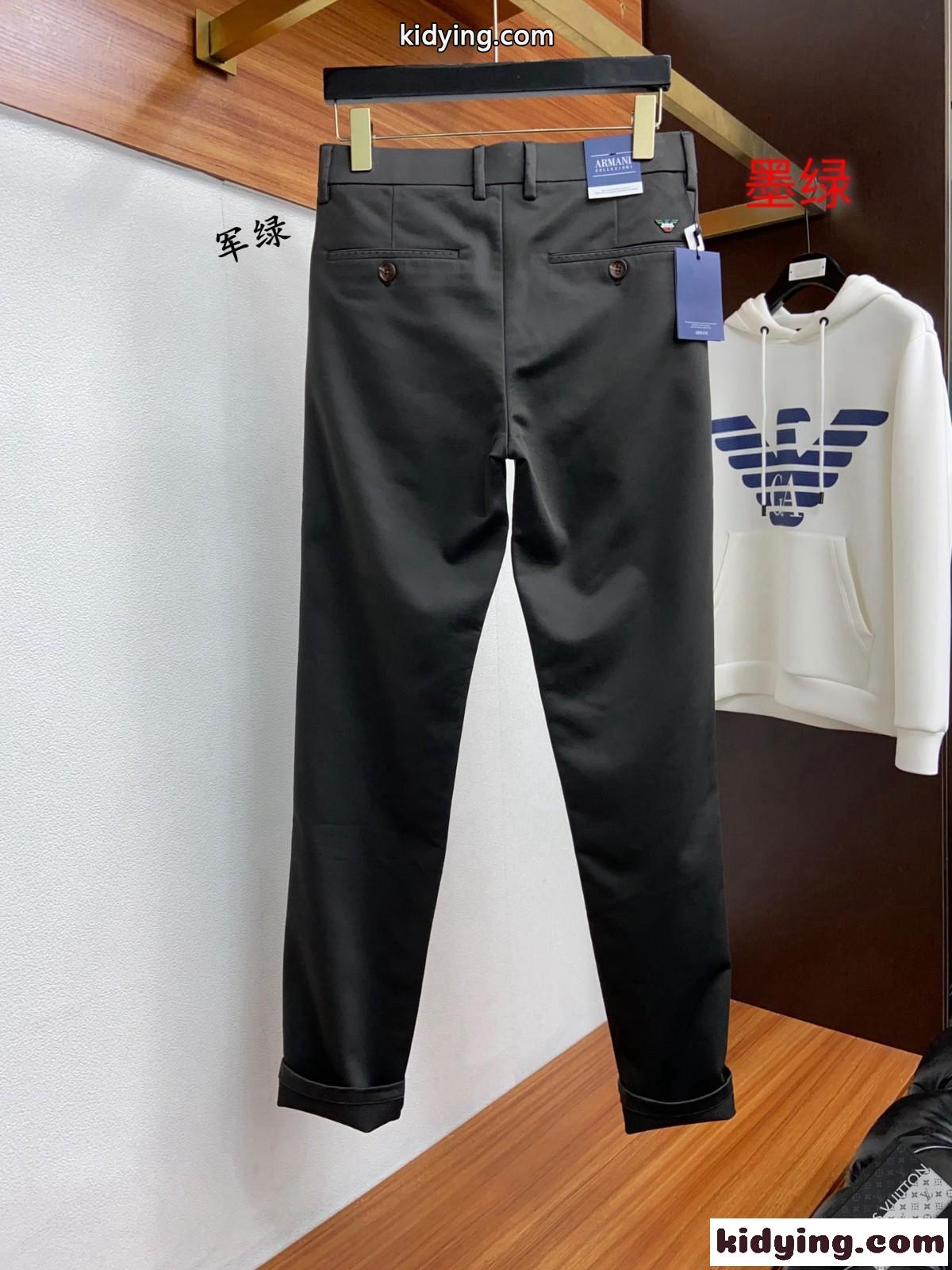 アルマーニ パンツ コピー メンズ カジュアル ビジネス スラックス-1