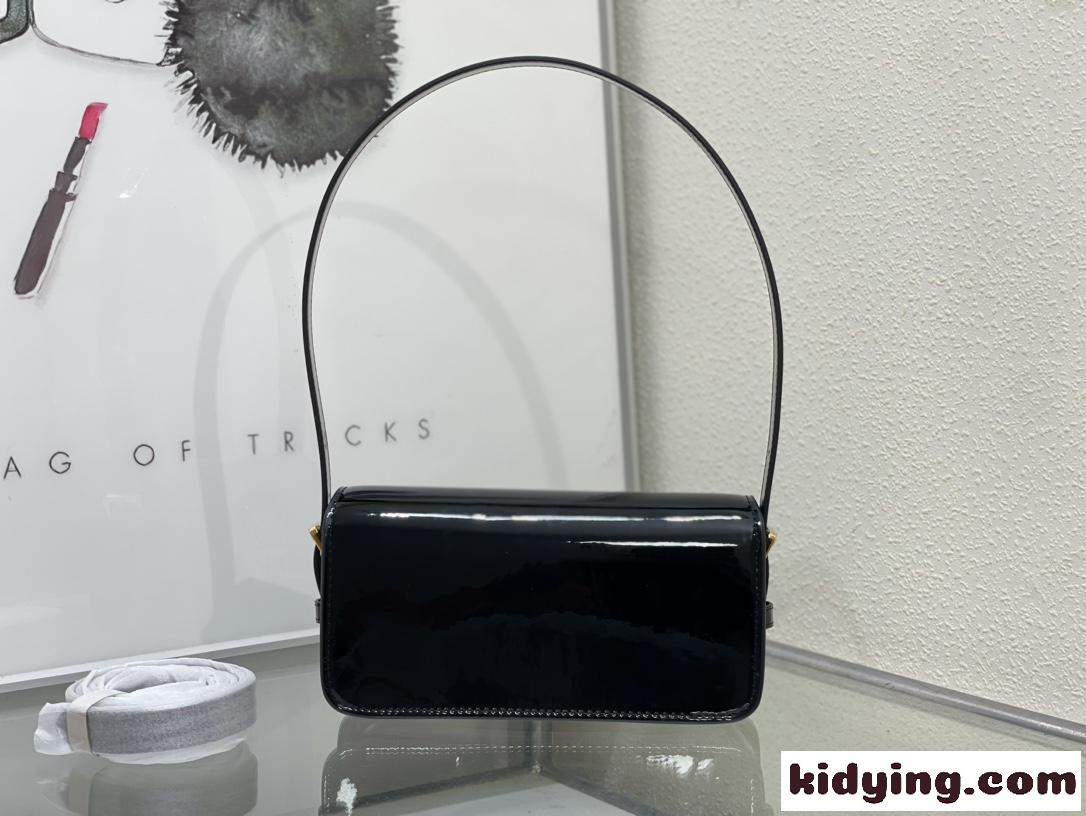 パテントレザー Miss Dior フラップバッグ クリスチャン・ディオール バッグ コピー ブラック-1