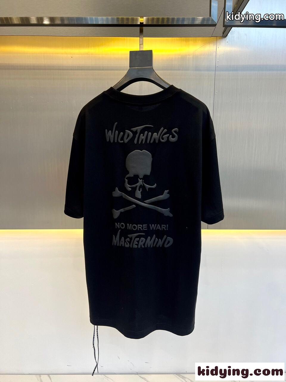 マスターマインド・ジャパン Tシャツ コピー ユニセックス ベーシック コットン 半袖Tシャツ-3