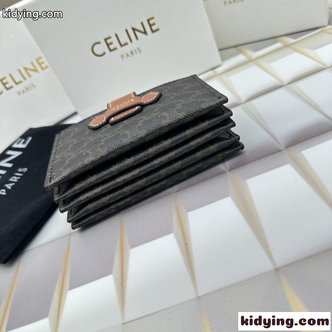 セリーヌ CELINE アコーディオン カードホルダー コピー トリオンフ-3