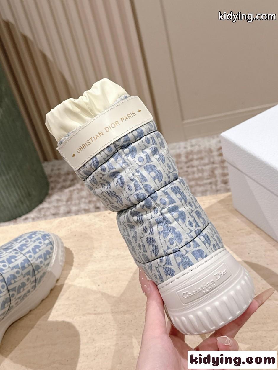 DiorAlps Dior Frost ショートブーツ クリスチャン・ディオール ブーツ コピー ライトブルー-3