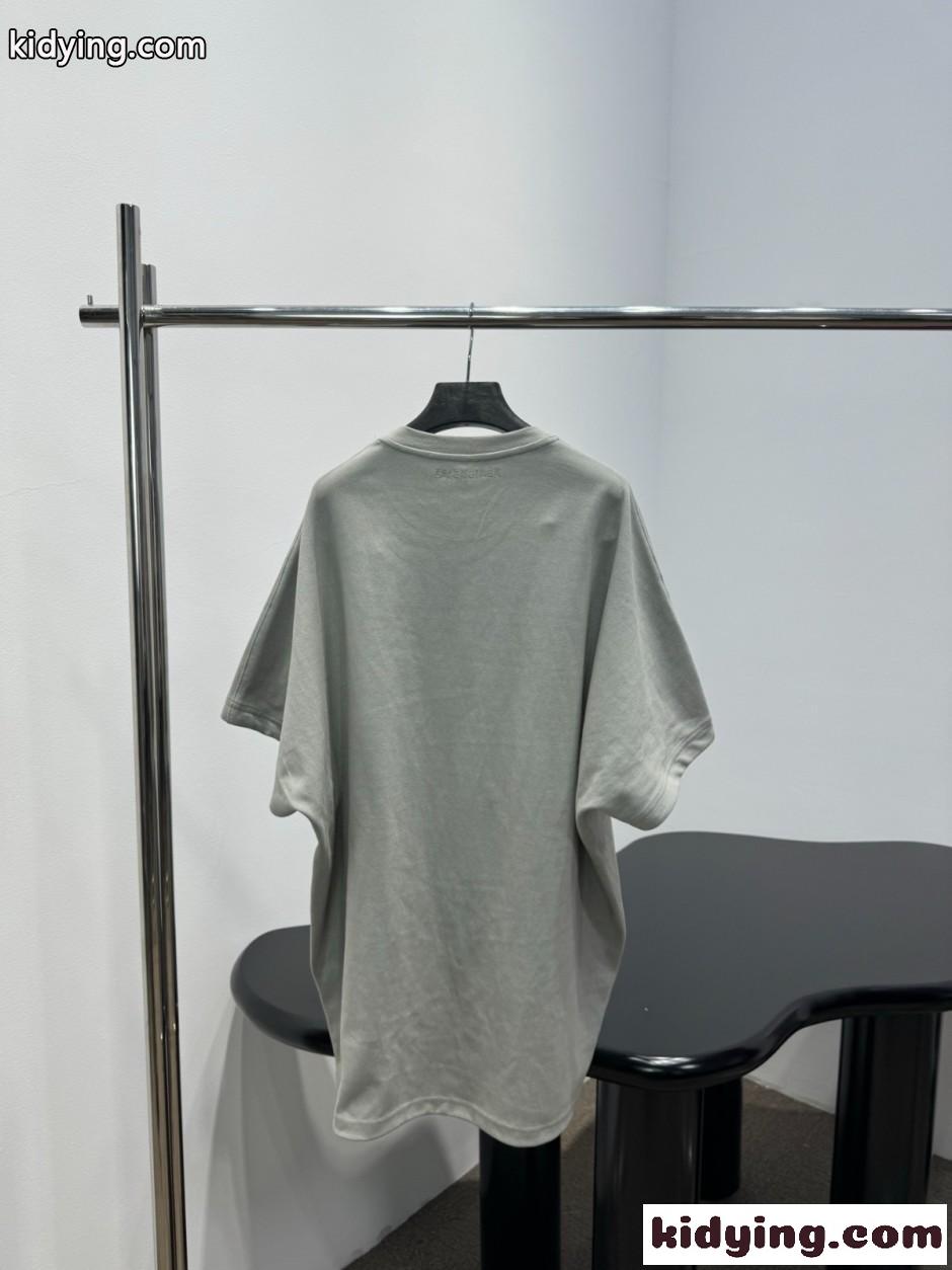 オーバーサイズTシャツ ユニセックス バレンシアガ Tシャツ 偽物 合わせやすい-0