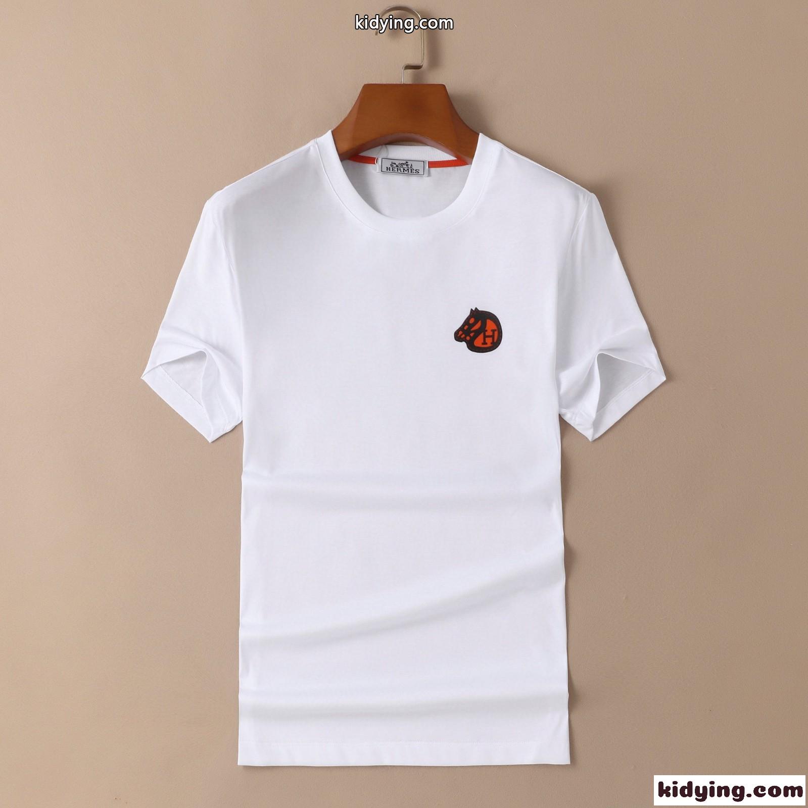 エルメス 半袖tシャツ コピー メンズ 半袖 春夏 新作 カジュアル おしゃれ ホワイト ブラック 人気 定番-2