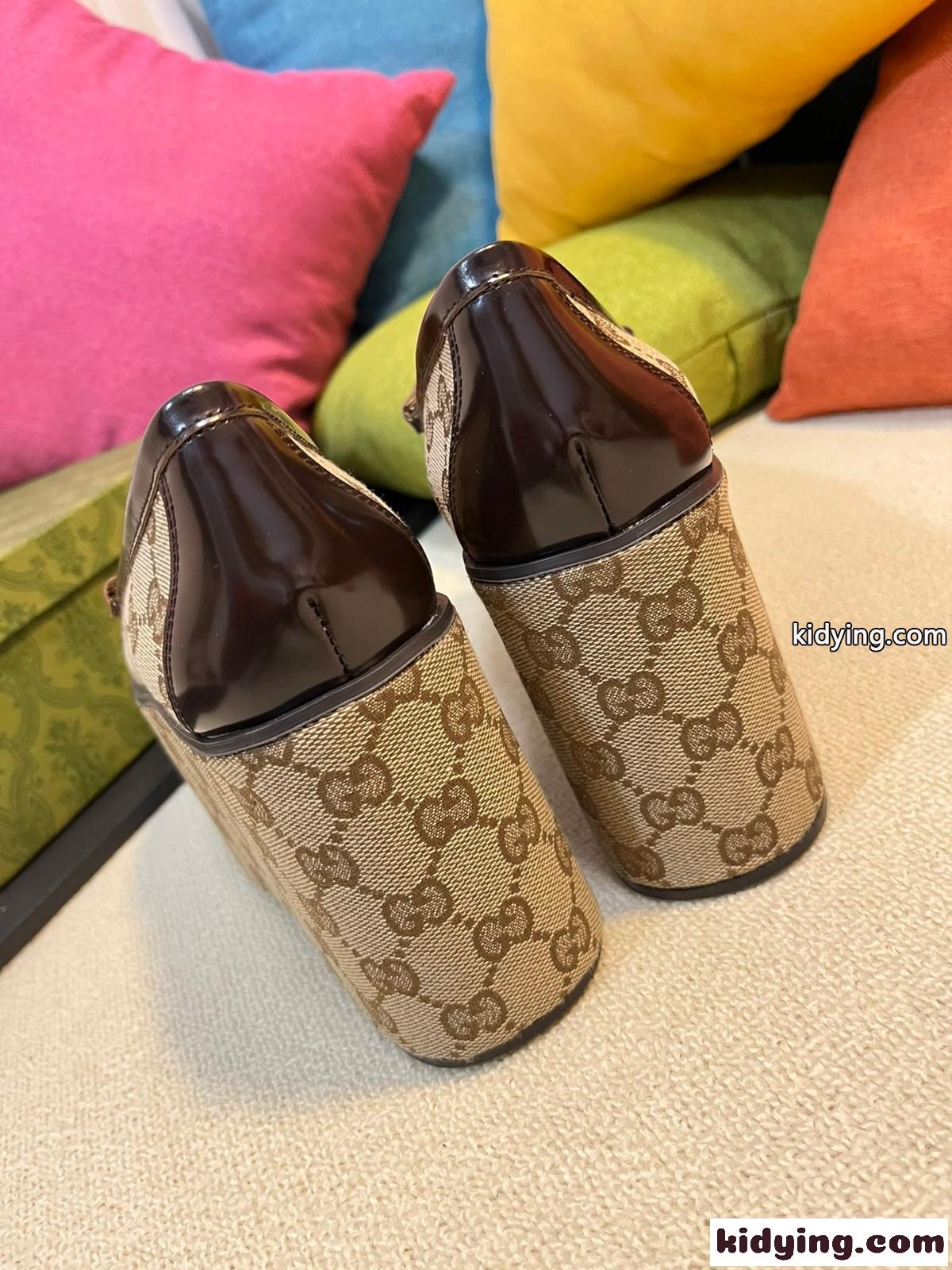 グッチ シューズ コピー GUCCI ホースビット ウィメンズ プラットフォーム ローファー-0