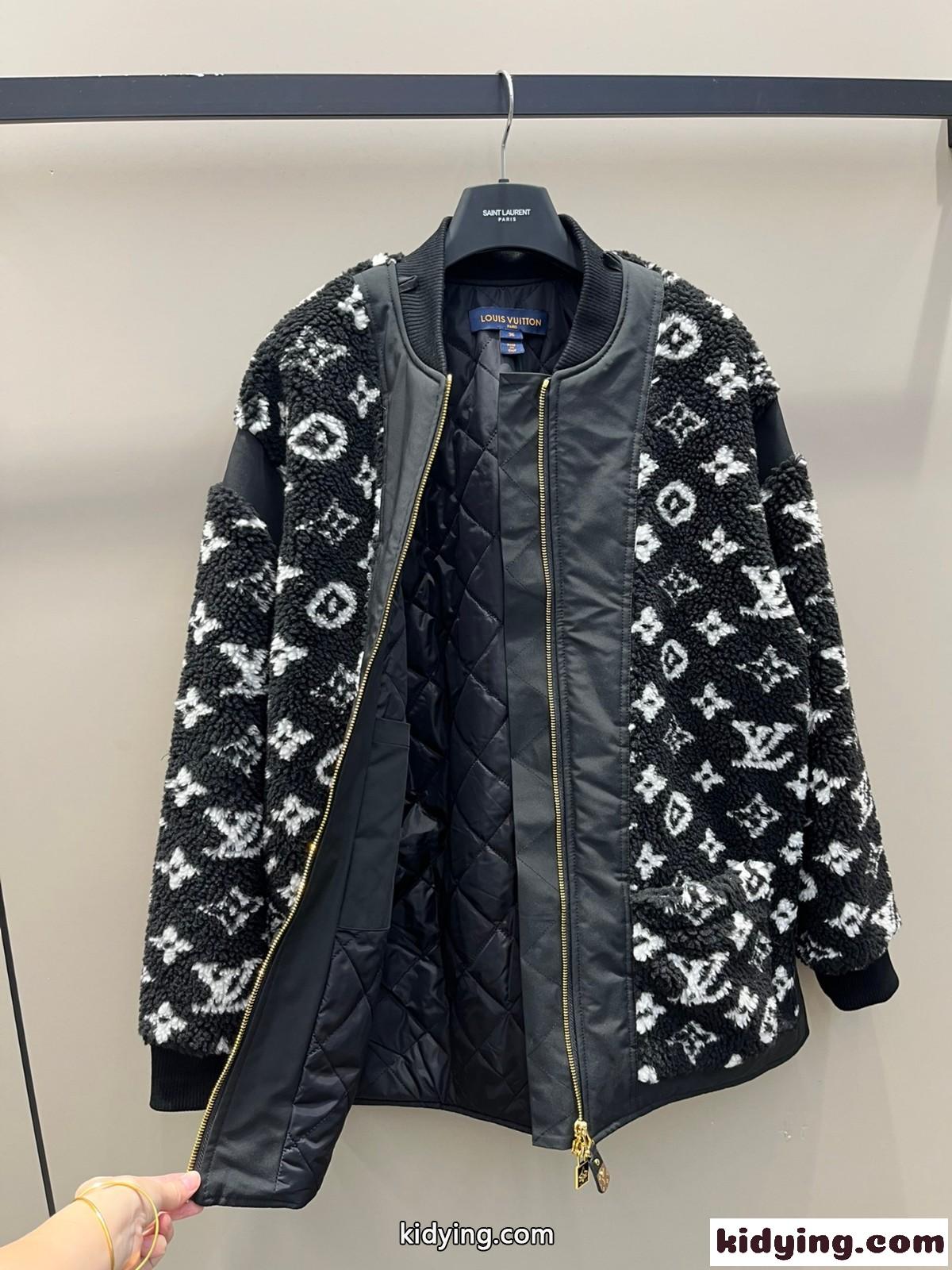 秋冬 ルイヴィトン ジャケット コピー モノグラムテディボンバージャケット-3