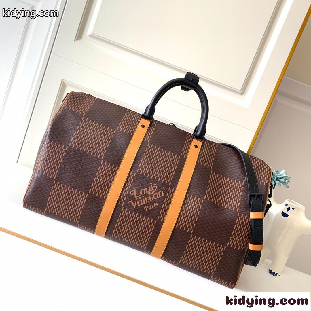 Louis Vuitton × NIGO ボストンバッグ キーポル50 スーパーコピー ルイヴィトン 人気-3