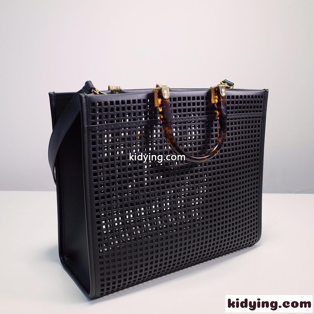 フェンディ バッグ 人気 コピー レディース トートバッグ サンシャイン ミディアム レザー ショッパー-4