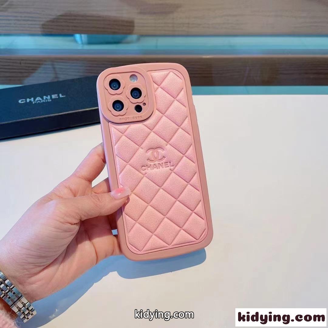 シャネル アイフォンケース コピー 人気 ピンク スマホケース Phoneケース カバー スリム-1