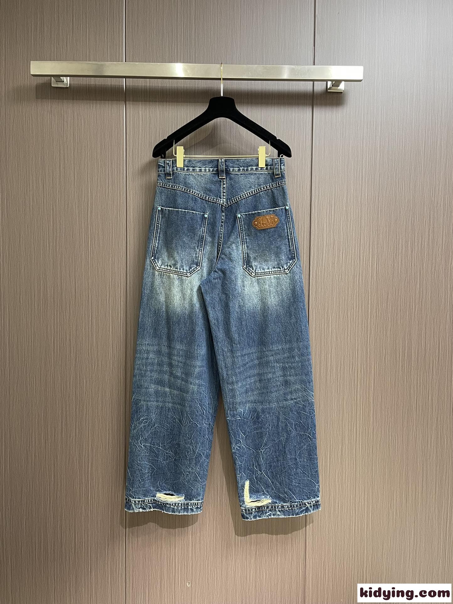 ウォッシュデニムワークウェアパンツ ルイヴィトン パンツ コピー ジーズン-1