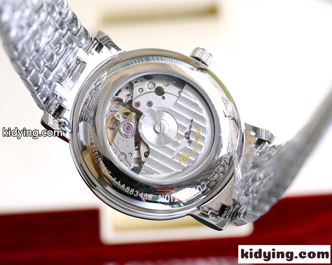 上品 人気 ロンジン 時計 コピー 腕時計 39mm 日付表示 シンプル ビジネス-3