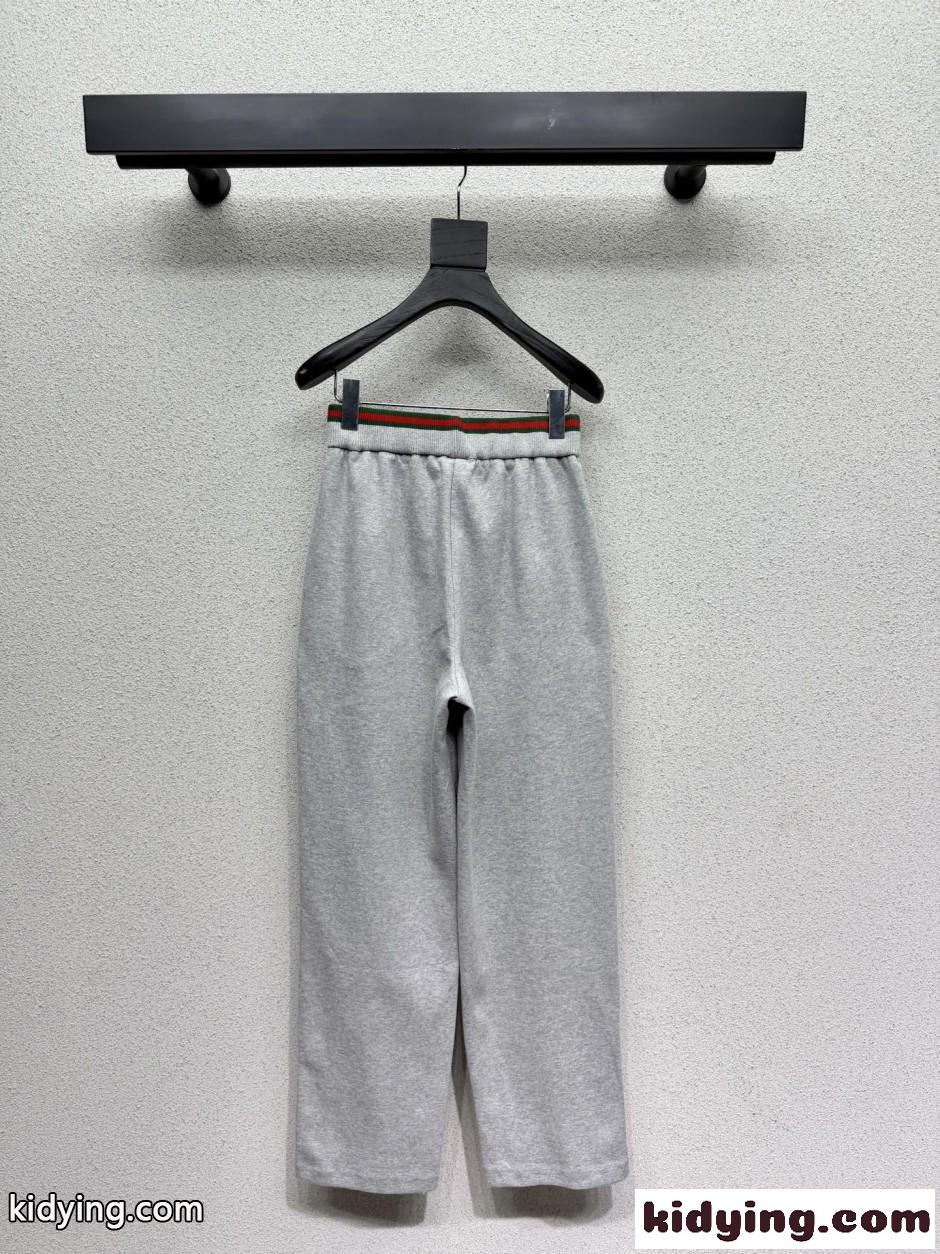 コットンジャージー レジャーパンツ グッチ パンツ コピー スウェットパンツ-4