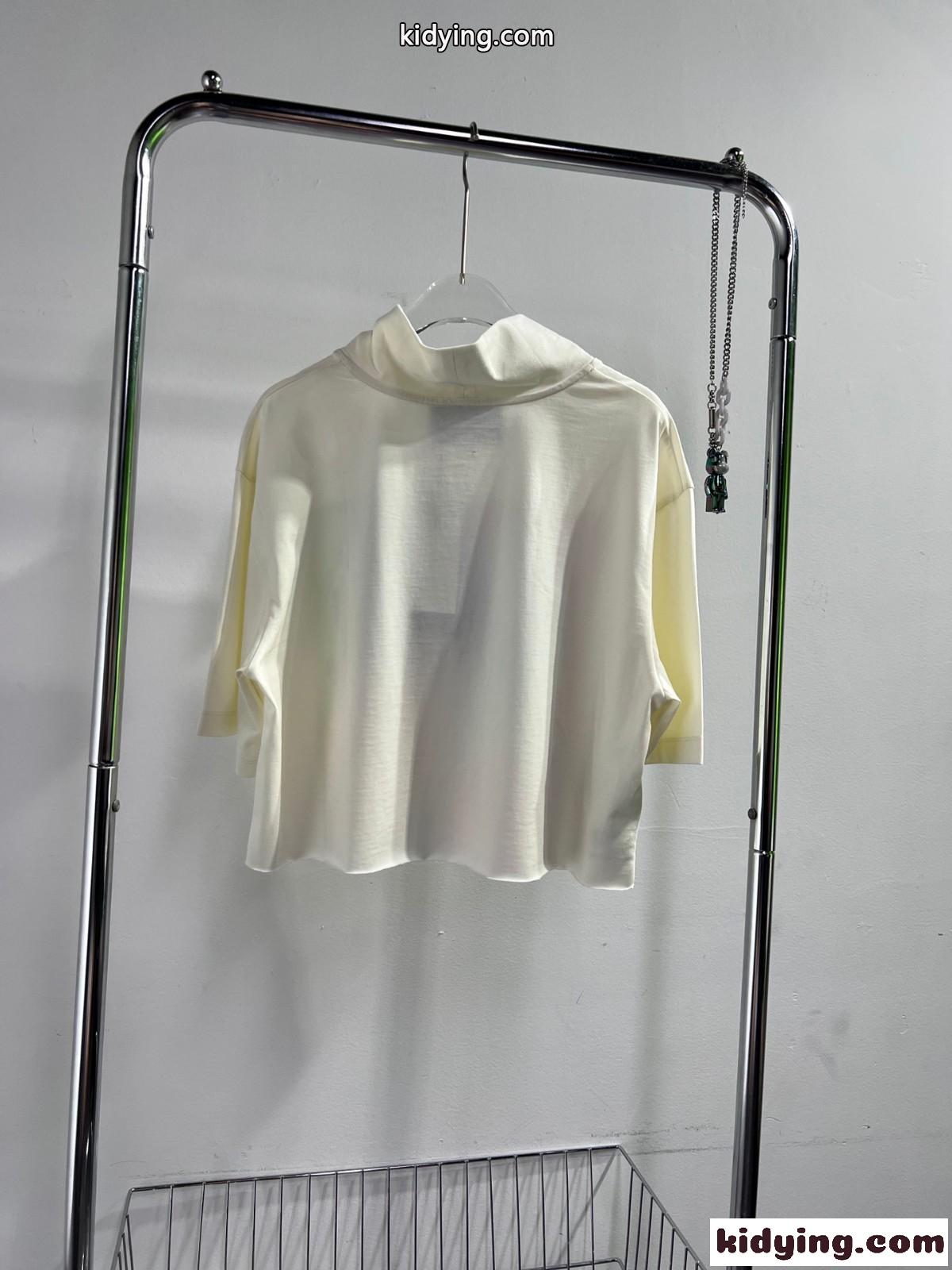 可愛い バニー プリント コットン ハイネック 半袖 Tシャツ グッチ Tシャツ コピー-2