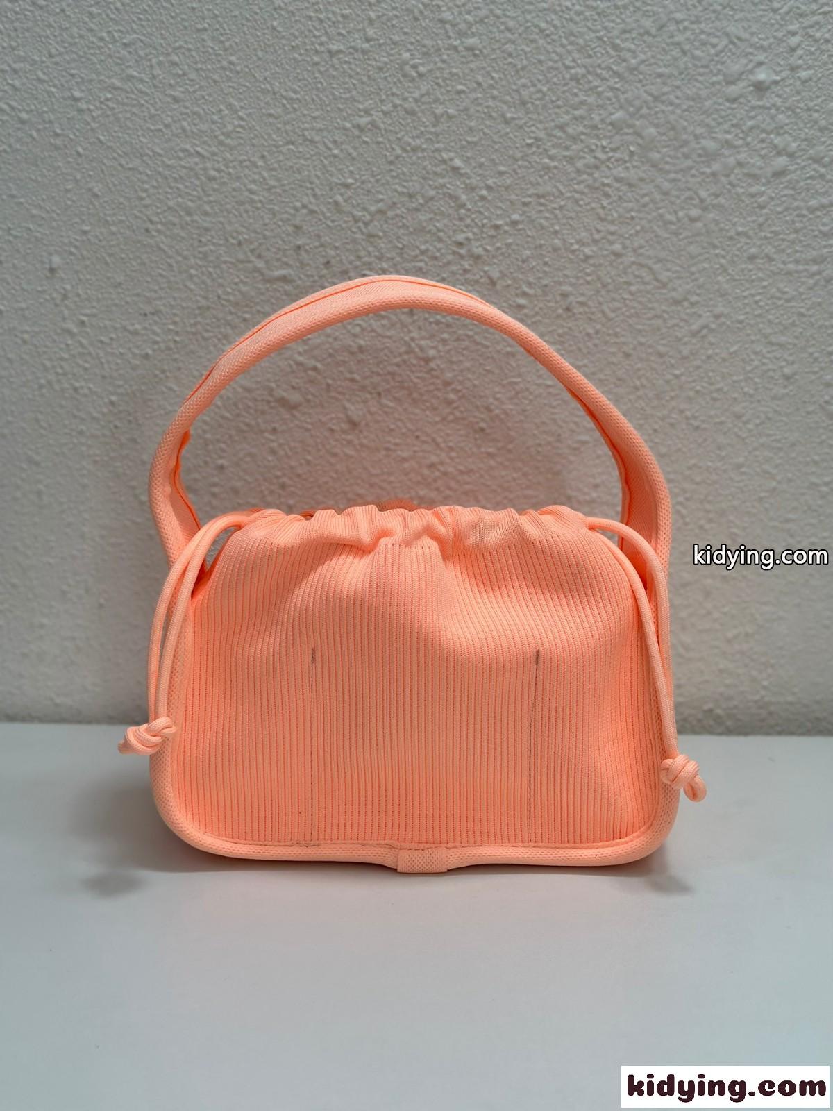 Alexander Wang Ryan スモール リブニット ハンドバッグ アレキサンダーワング バッグ コピー ピンク-2