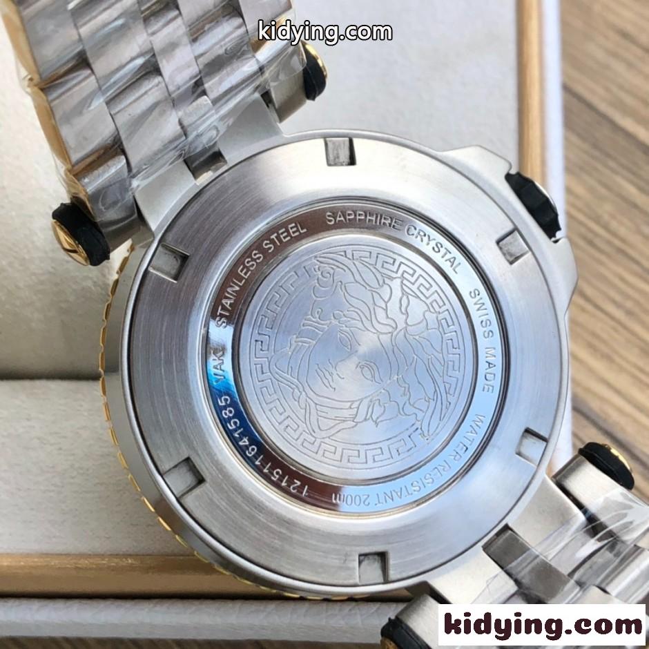 スタイリッシュ 定番 ヴェルサーチ 腕時計 偽物 ロゴ入り 46mm ウォッチ-3