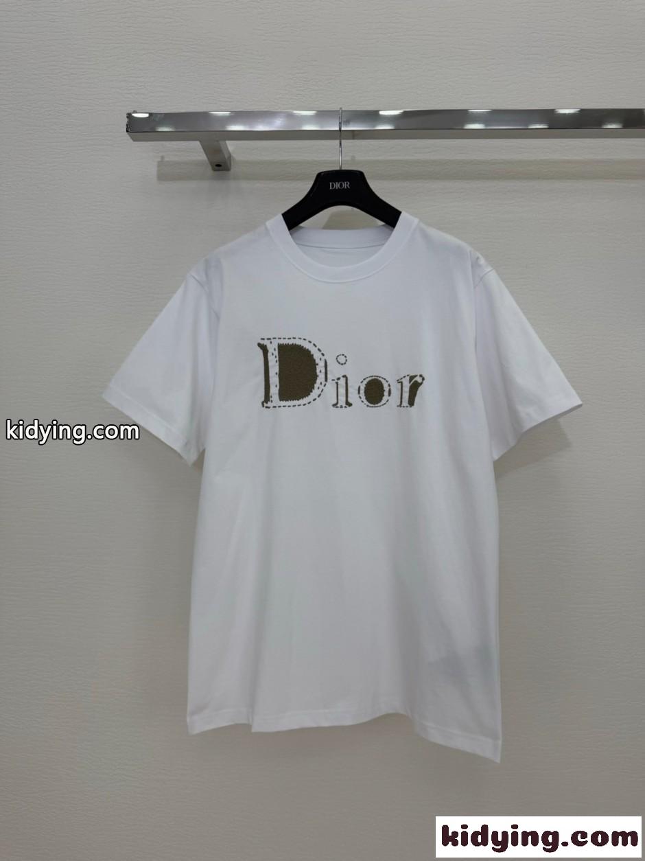 ユニセックス Dior Reverse Tシャツ クリスチャン・ディオール 半袖tシャツ 偽物 ホワイト-0