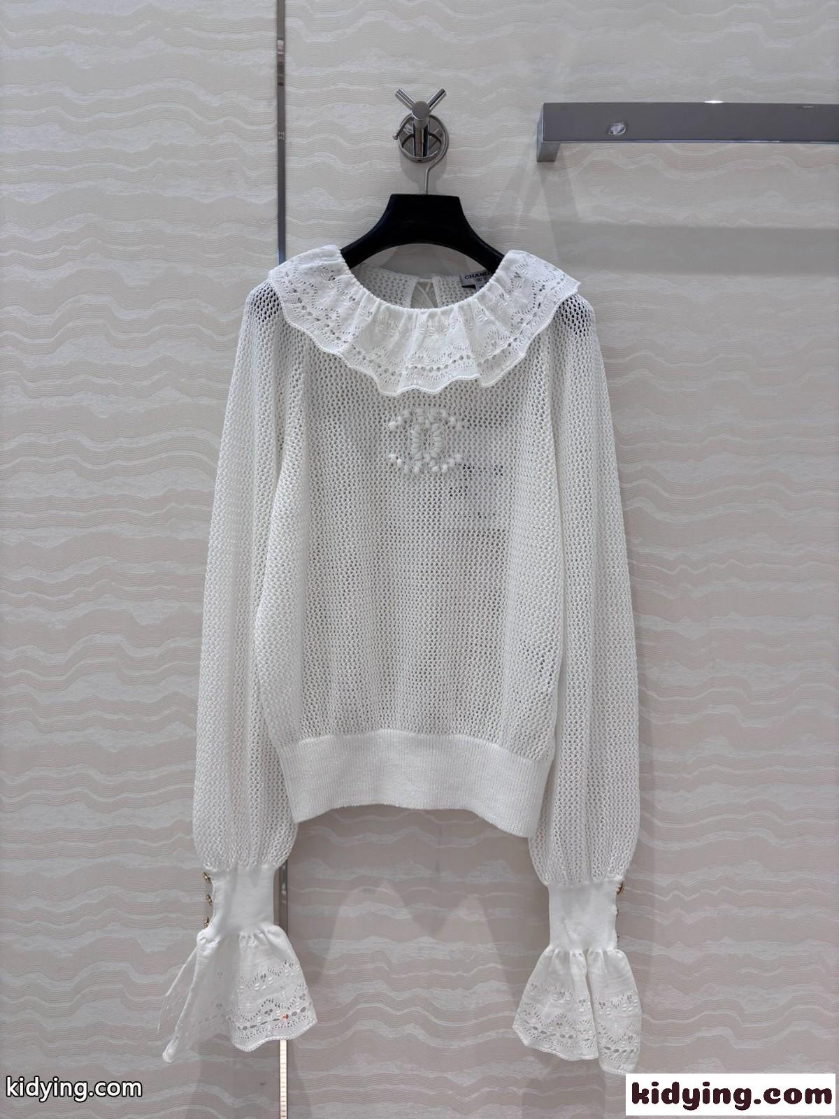春夏 可愛い 透ける ブラウス シャネル シャツ コピー レディース トップス-2
