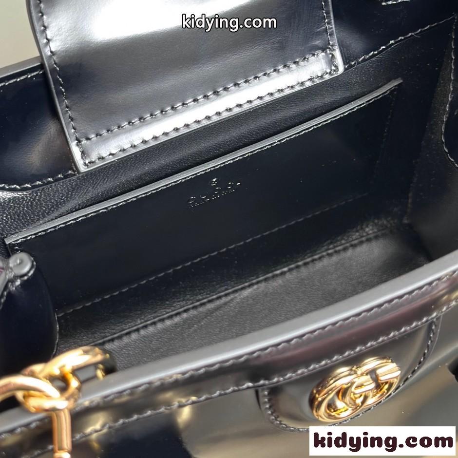 GUCCI ダイアナ スモール トートバッグ グッチ スーパーコピー 832936 ブラック-4