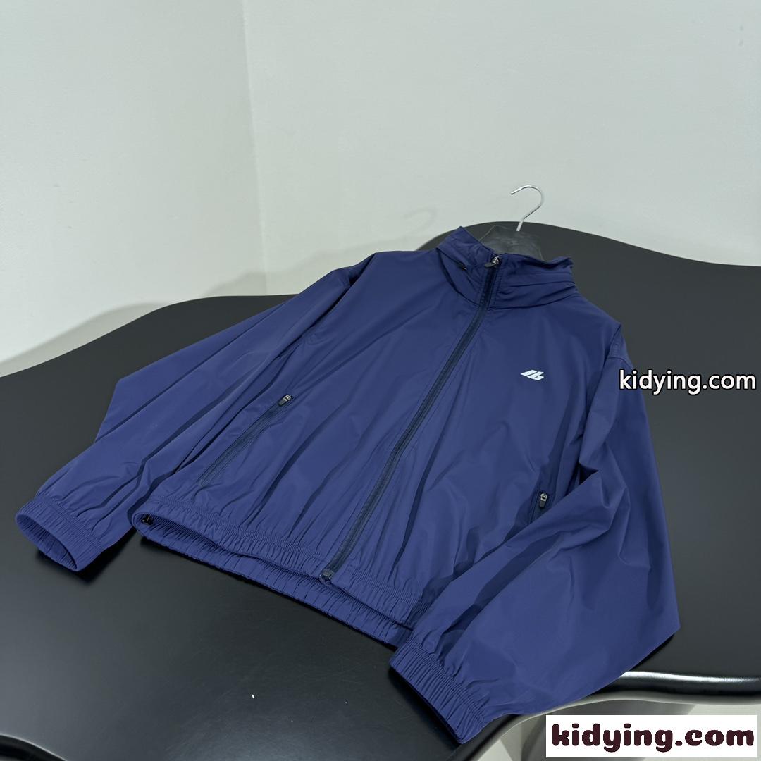 Shrunk Activewear ウィンドブレーカー バレンシアガ ジャケット コピー ブルー-3