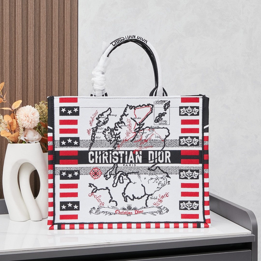 ラージサイズ Dior Book Tote バッグ クリスチャン・ディオール バッグ コピー-1