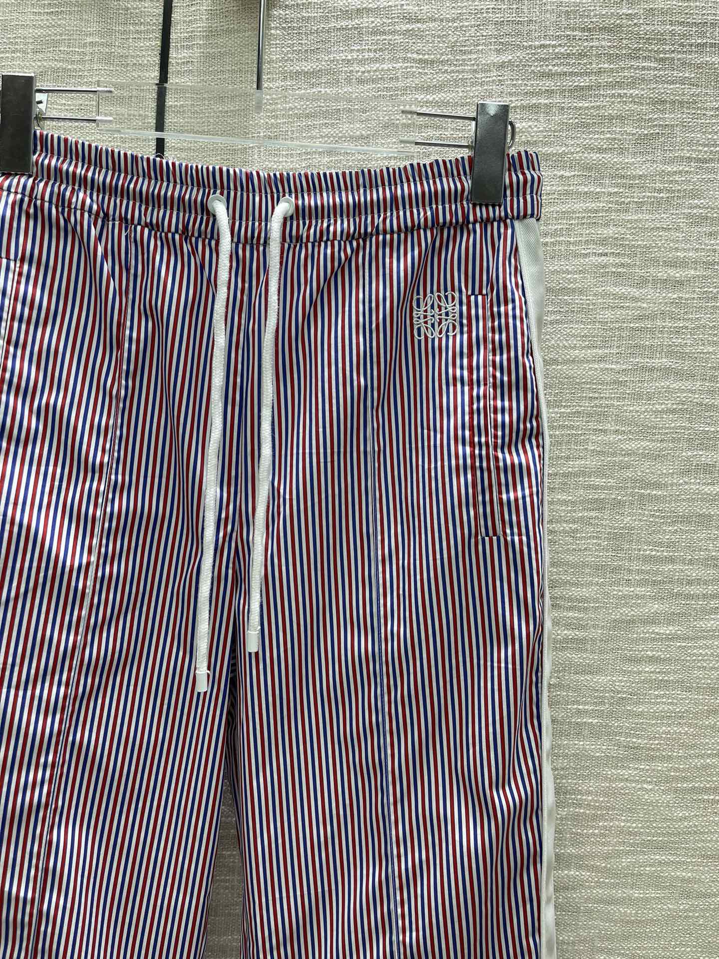 ロエベ ストライプ トラックスーツ トラウザーズ コピー コットン レディース-1