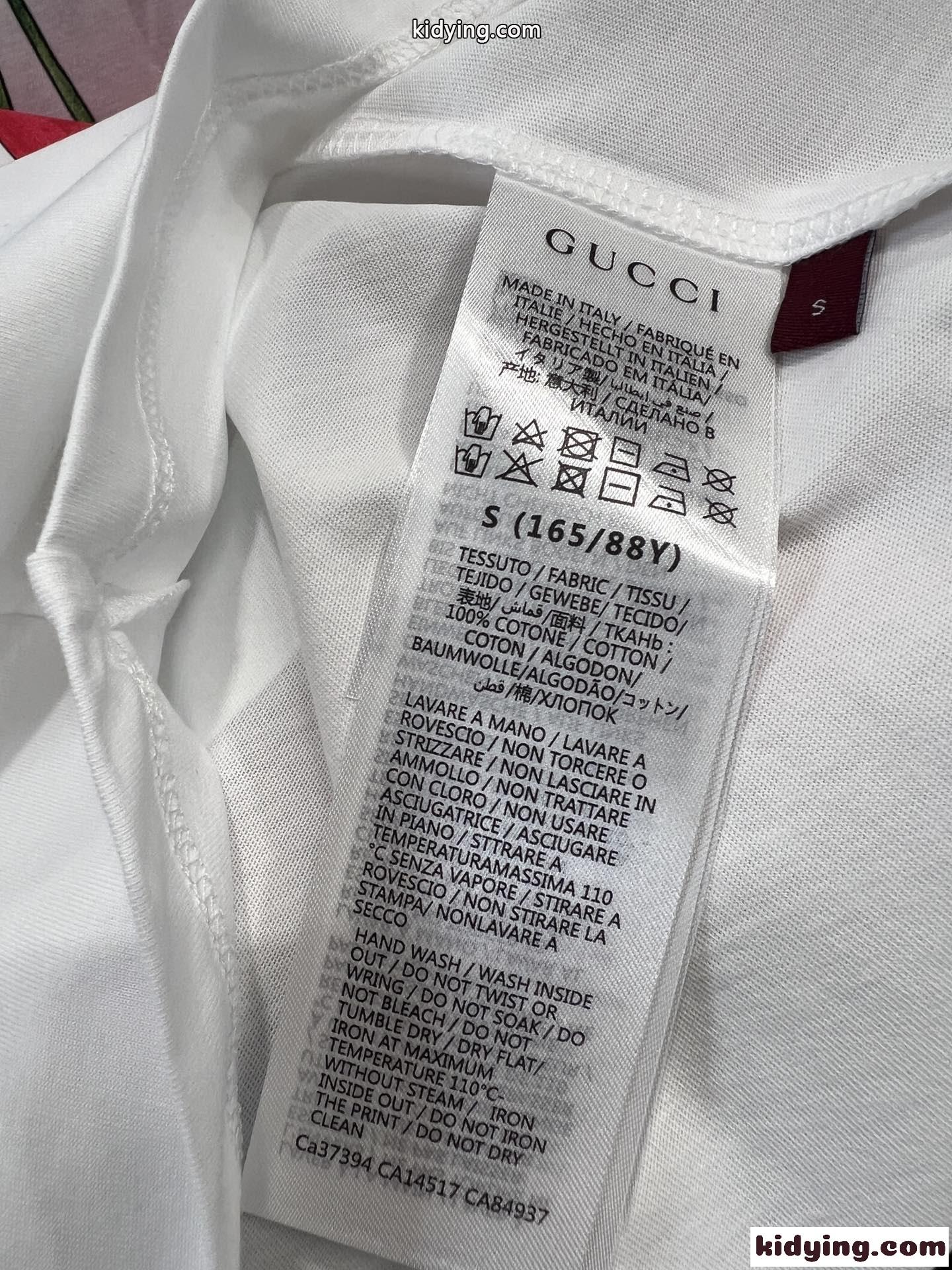 目を惹く プリント コットン 半袖Tシャツ グッチ Tシャツ コピー レディース トップス-4